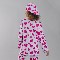 Vestes de cuisine unisexes imprimées Agatha