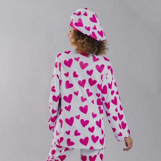 Vestes de cuisine unisexes imprimées Agatha