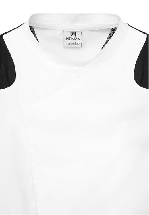Chaquetilla beisbolera blanco/negro
