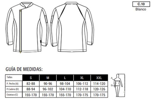 Chaquetilla blanca Cremallera mujer