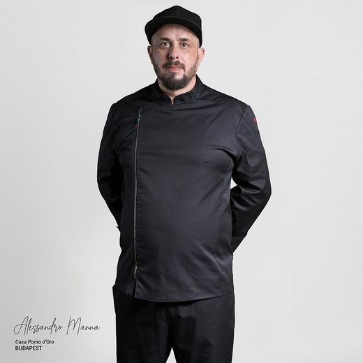 Veste zippée unisexe blanche ou noire