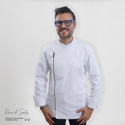 Veste zippée unisexe blanche ou noire