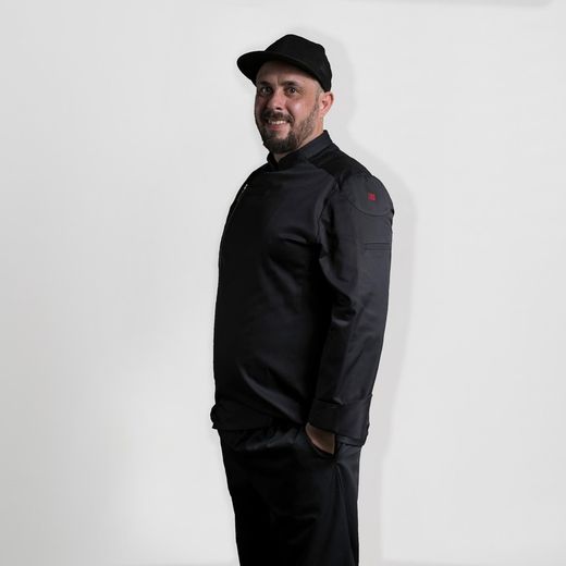 Veste zippée unisexe blanche ou noire
