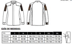 Chaquetilla con polipiel gris o verde