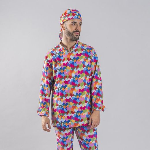 Chaquetilla unisex algodón corazones