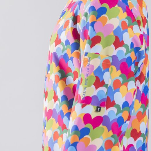 Chaquetilla unisex algodón corazones