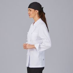 Chaquetilla unisex botón forrado blanco