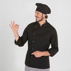 Veste unisexe à manches longues avec xecs blancs ou noirs