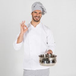 Veste unisexe à manches longues avec xecs blancs ou noirs