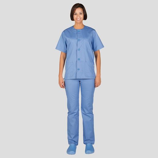 Ensemble sanitaire bouton unisexe coloré