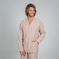 Conjunto sanitario hombre manga larga colores