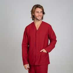 Conjunto sanitario hombre manga larga colores