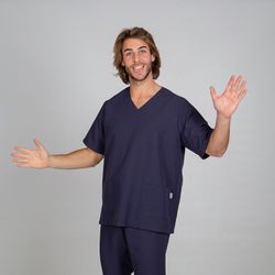 Conjunto sanitario unisex varios tonos azul