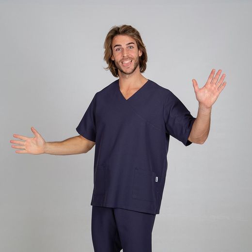 Conjunto sanitario unisex varios tonos azul