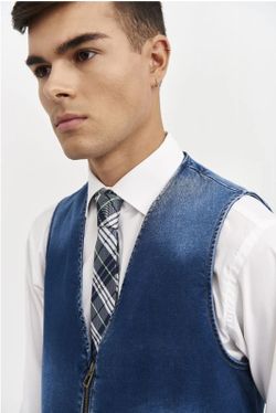 Corbata Estrecha Cuadros