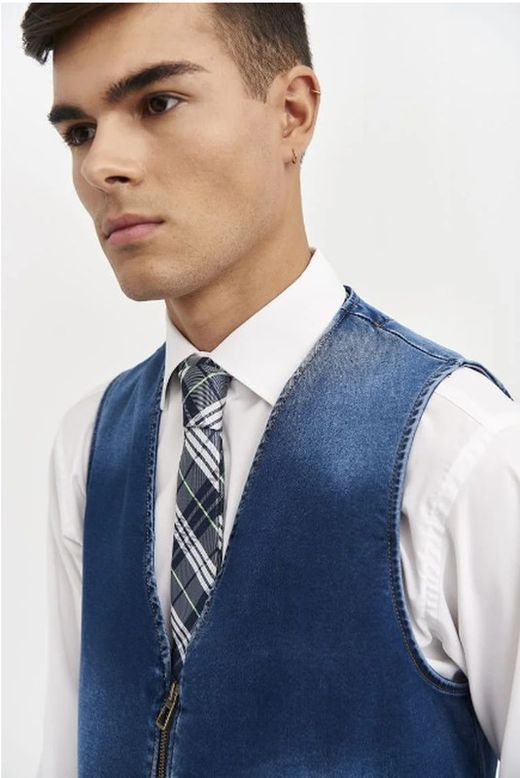 Corbata Estrecha Cuadros