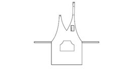 Delantal Bistro antimanchas colores