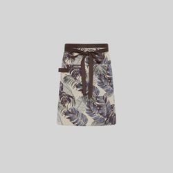 Delantal corto Flores