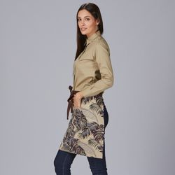 Delantal corto Flores