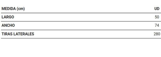 Delantal corto Flores