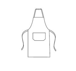 Delantal Peto antimanchas colores