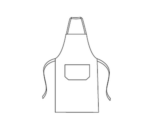 Delantal Peto antimanchas colores