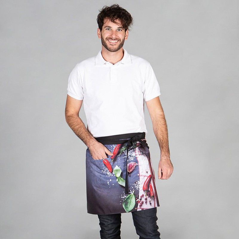 Delantal estampado cocina