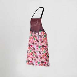 Delantal estampado dulces