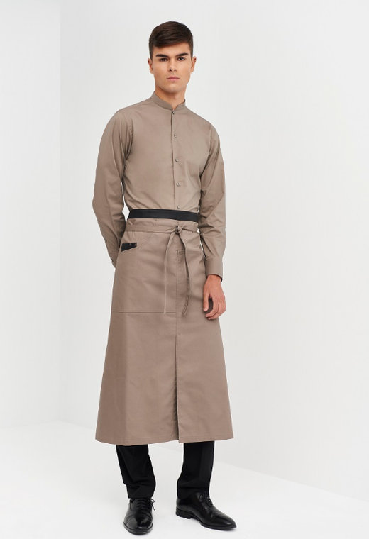 Delantal francés abierto colores