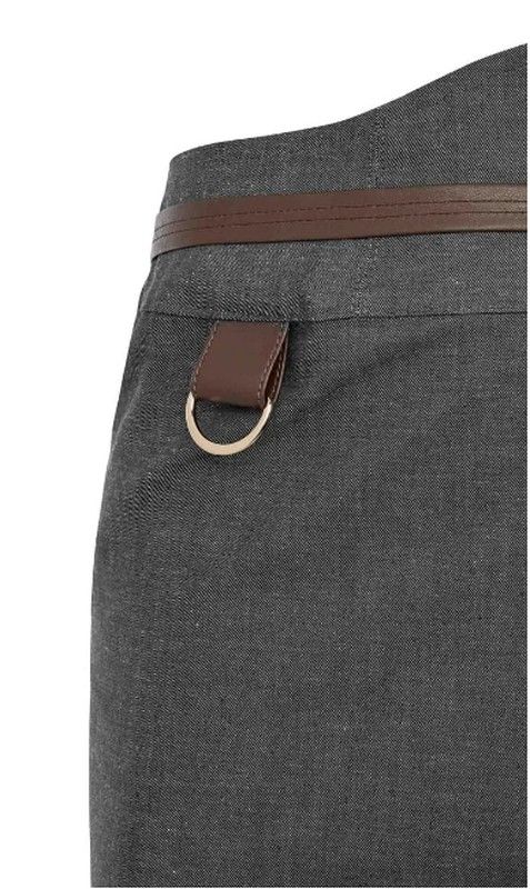 Delantal francés Mujer gris
