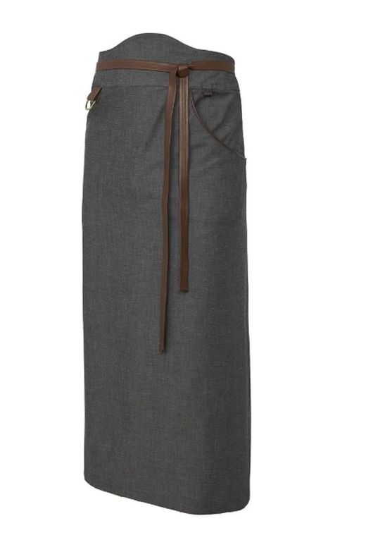 Delantal francés Mujer gris