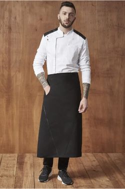 Tablier français avec boucle noire