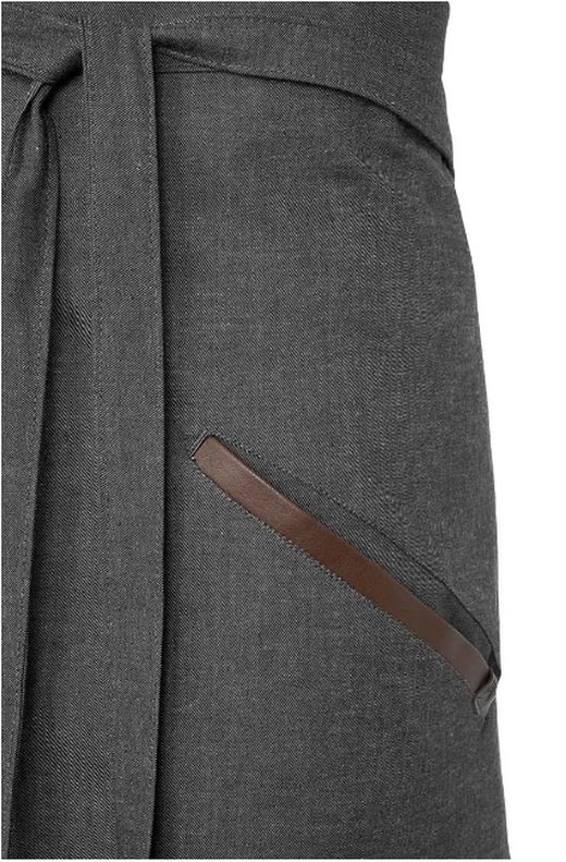 Delantal francés Hombre gris