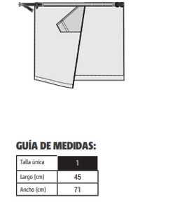 Delantal francés transparente