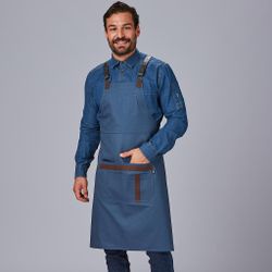 Delantal herrajes piel colores