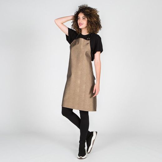 Tablier de coiffure sable ou chocolat