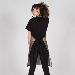 Tablier de coiffure sable ou chocolat