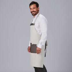 Delantal peto bicolor colores