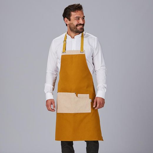 Delantal peto bicolor colores
