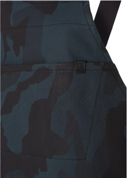 Delantal peto camuflaje azul