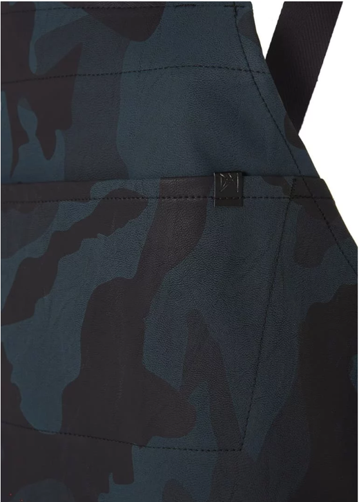 Delantal peto camuflaje azul