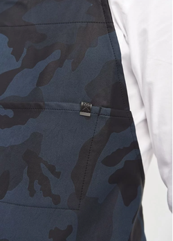 Delantal peto camuflaje azul