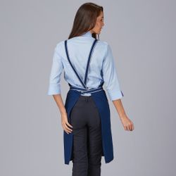 Delantal peto cinta rayas colores