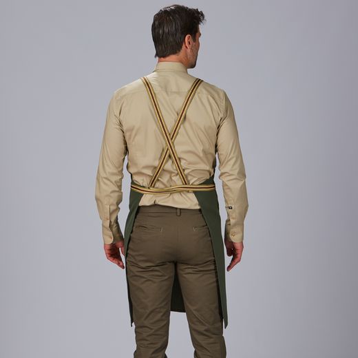 Delantal peto cinta rayas colores