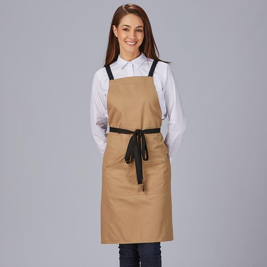 Delantal peto contraste colores