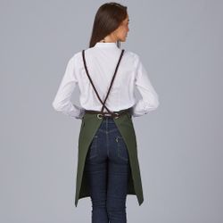 Delantal peto cordón trenzado colores