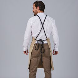 Delantal peto cordón trenzado colores