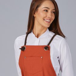 Delantal peto cordón trenzado colores