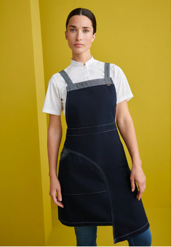 Delantal peto denim colores Azul / T-1