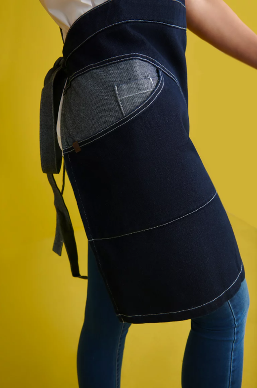 Delantal peto denim colores